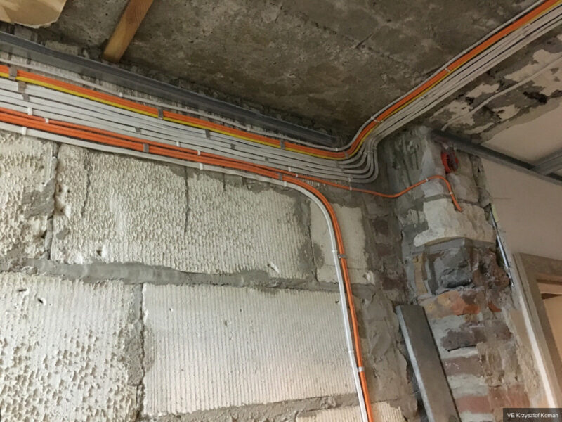Przewody elektryczne w instalacji domowej